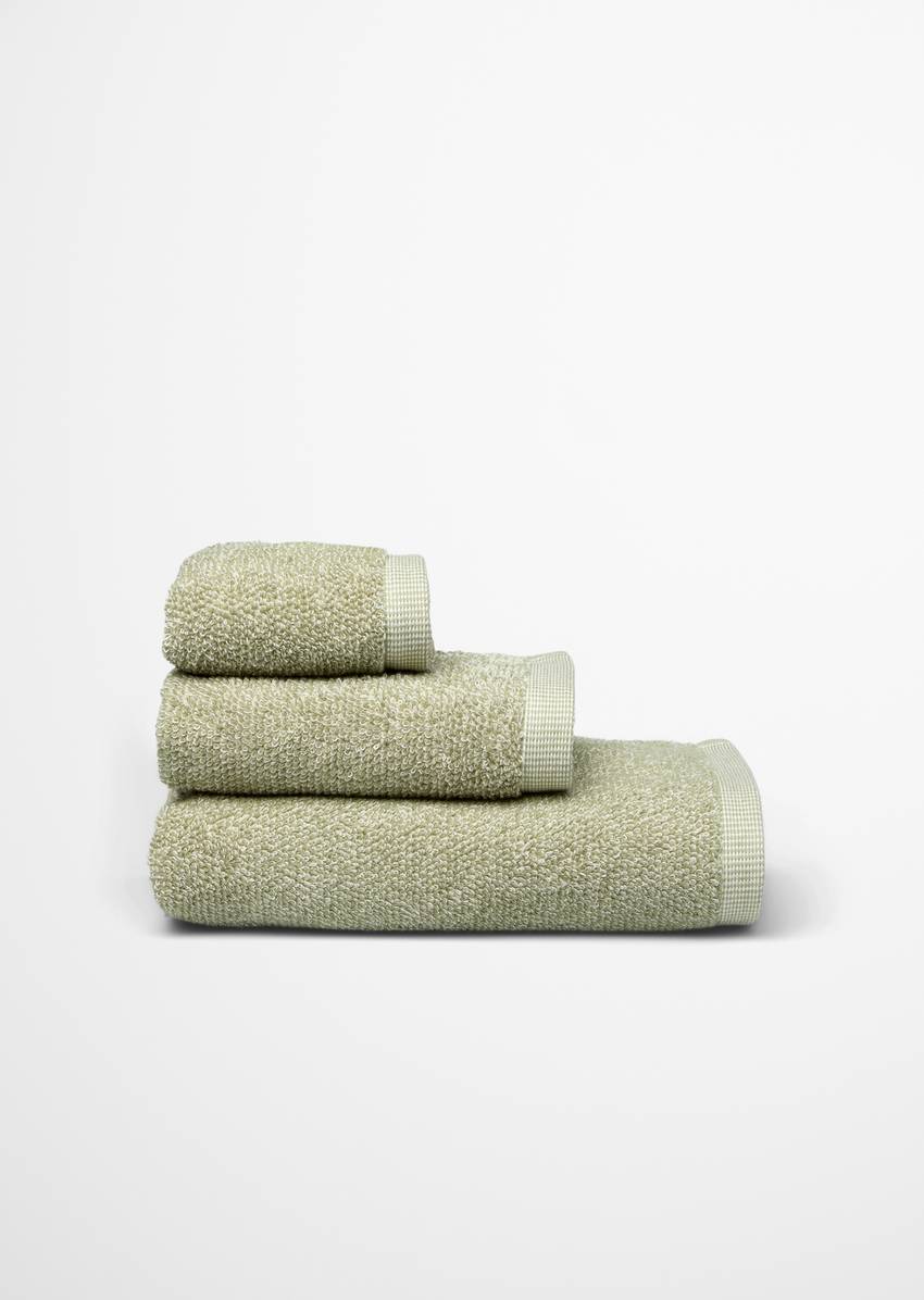 Towel model Timeless melange made from organic cotton terry