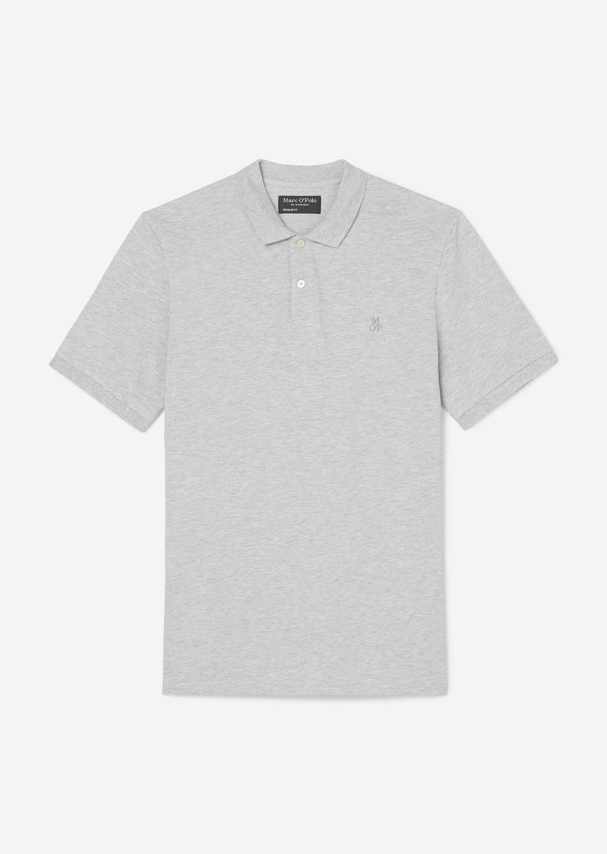 Piqué regular polo shirt Made of pure organic cotton