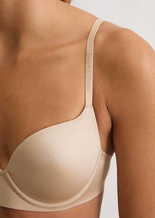 Cup bra made from recycled material