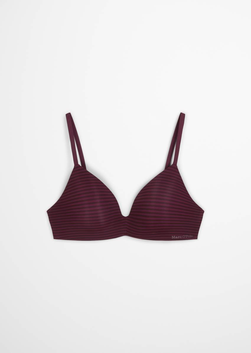 Cup bra made from recycled material