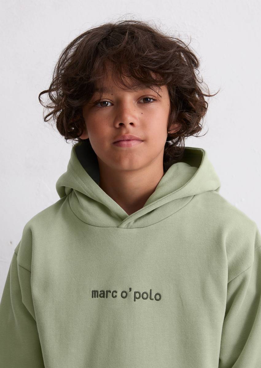 TEENS-BOYS Hoodie with front and back embroidery
