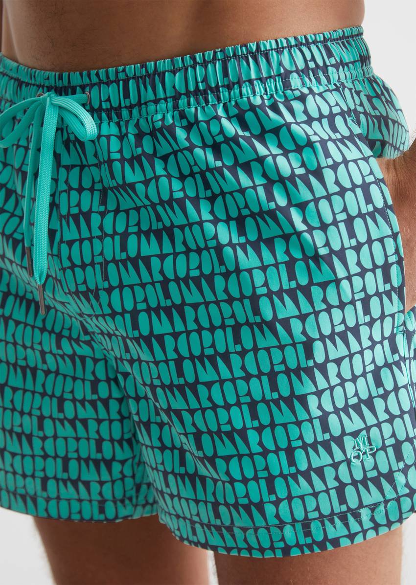 Swimming shorts made from recycled material