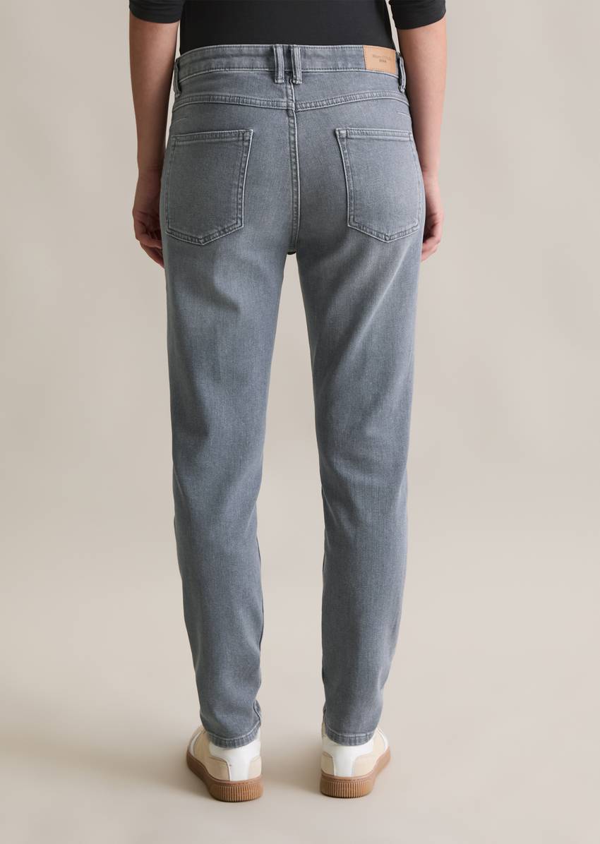 Jeans model Freja boyfriend made from gray stretch denim