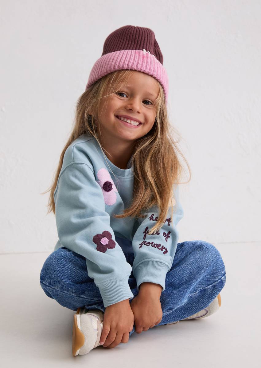 KIDS-GIRLS sweatshirt made from organic cotton