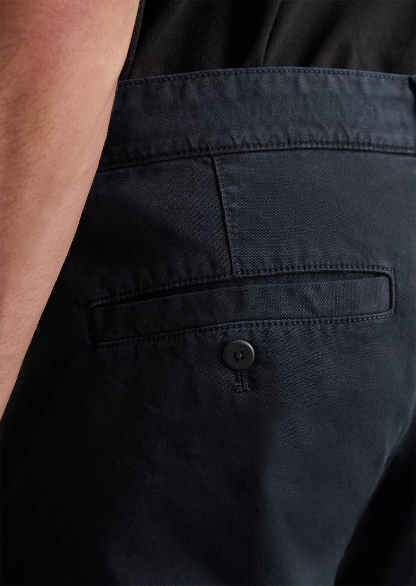 Chino model Stig shaped made from an organic cotton blend