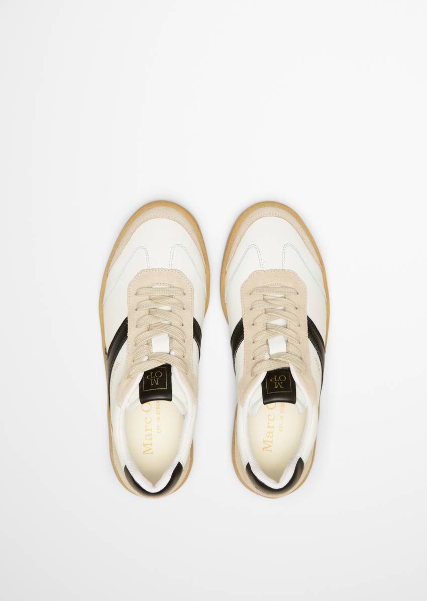 Sneaker made from fine cowhide