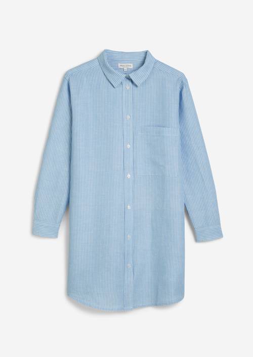 TEENS-GIRLS shirt dress made from linen and organic cotton