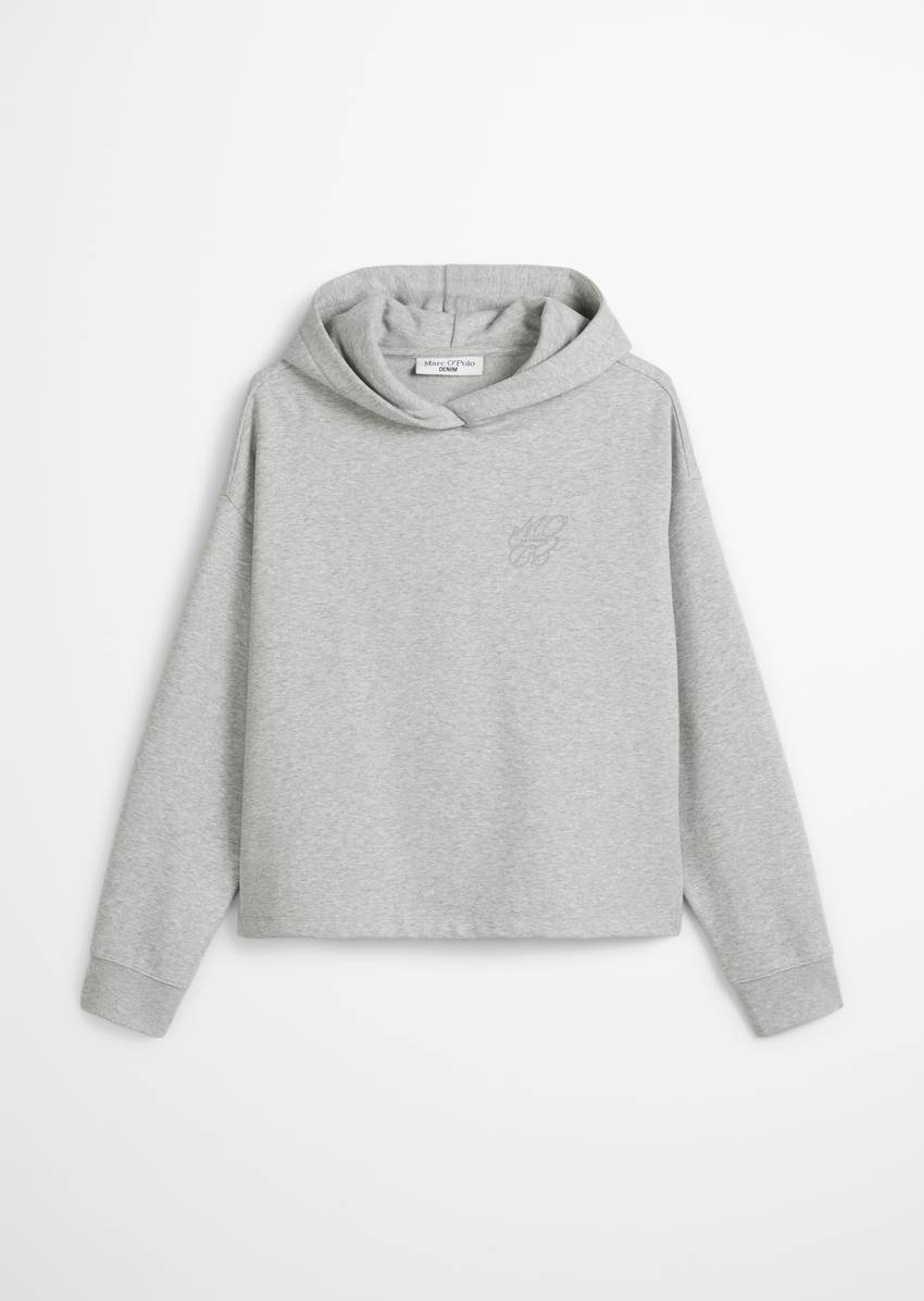 Hoodie regular made from a soft organic cotton blend