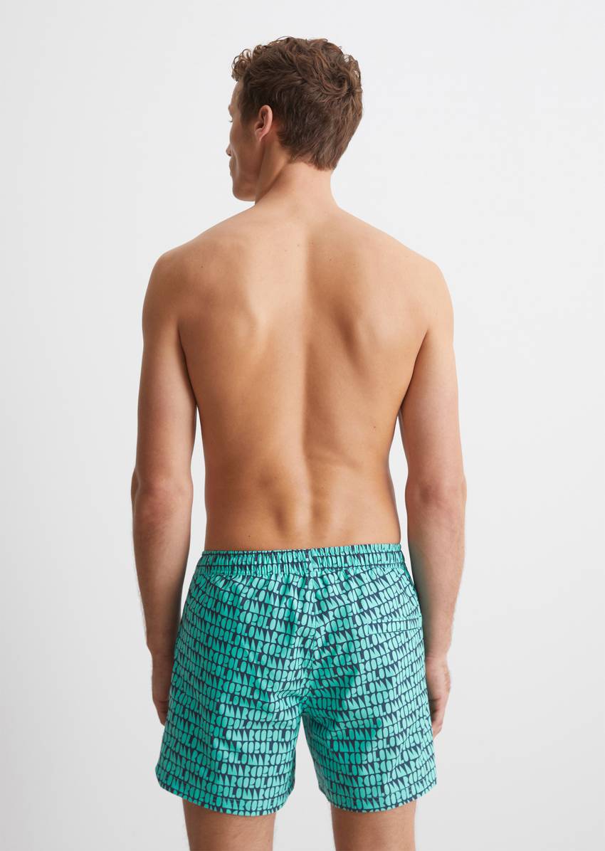 Swimming shorts made from recycled material