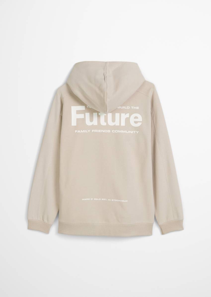 TEENS-BOYS Hoodie made from lightweight organic cotton sweat