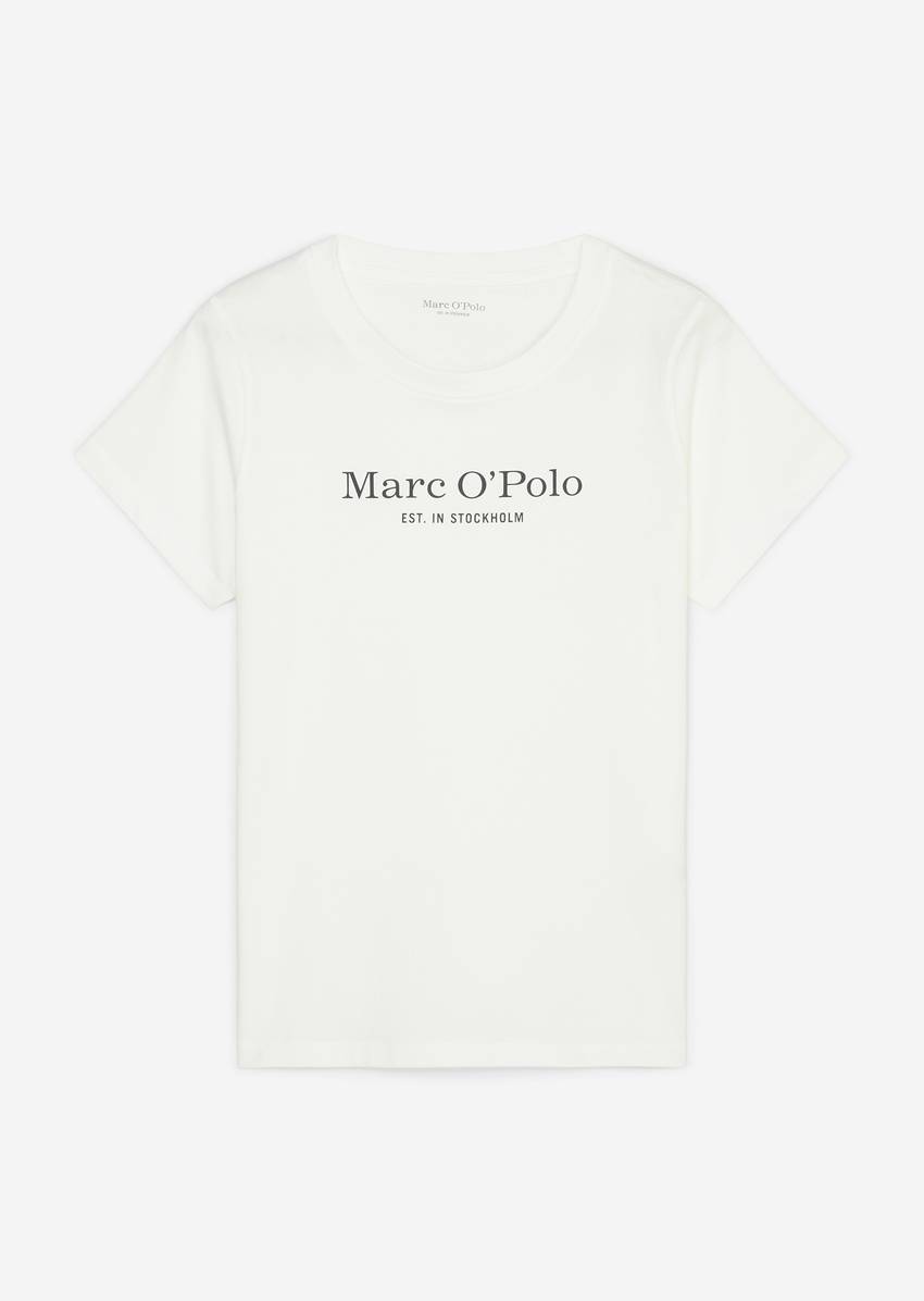 Short-sleeved lounge shirt made from organic cotton jersey