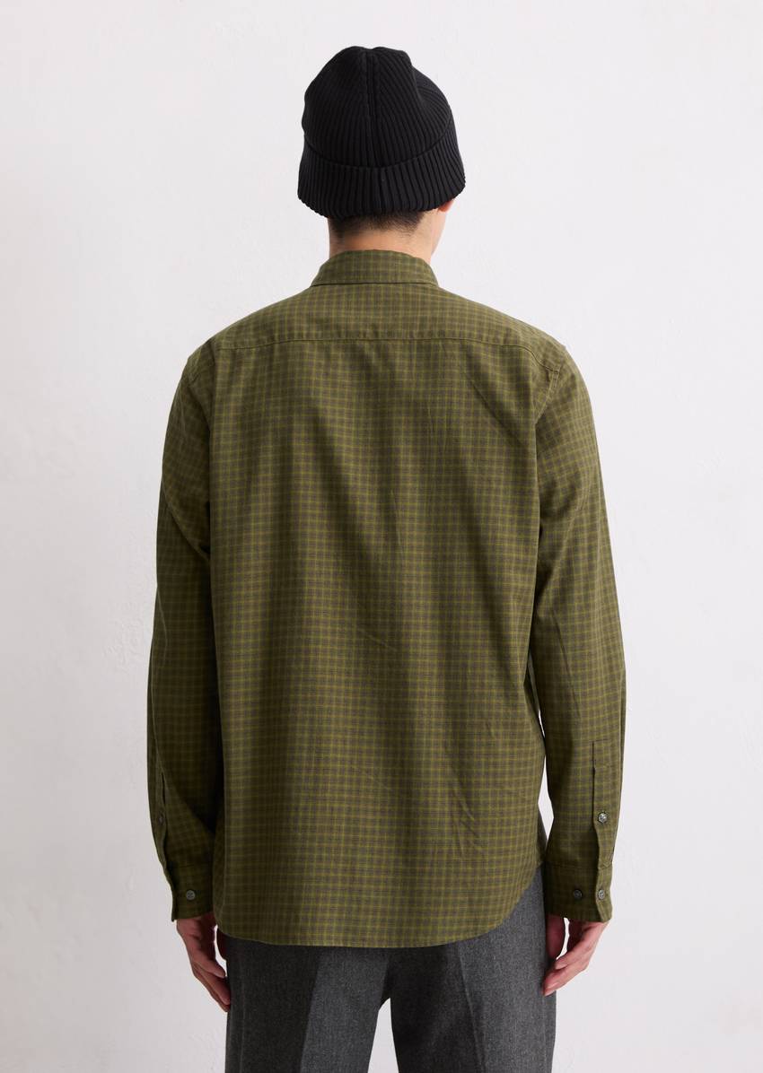 Regular shirt made from soft organic cotton flannel