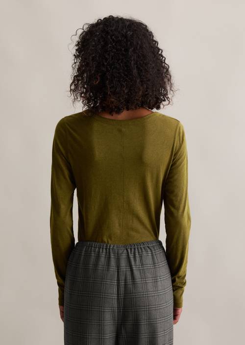 DfC longsleeve slim made from particularly soft slub jersey