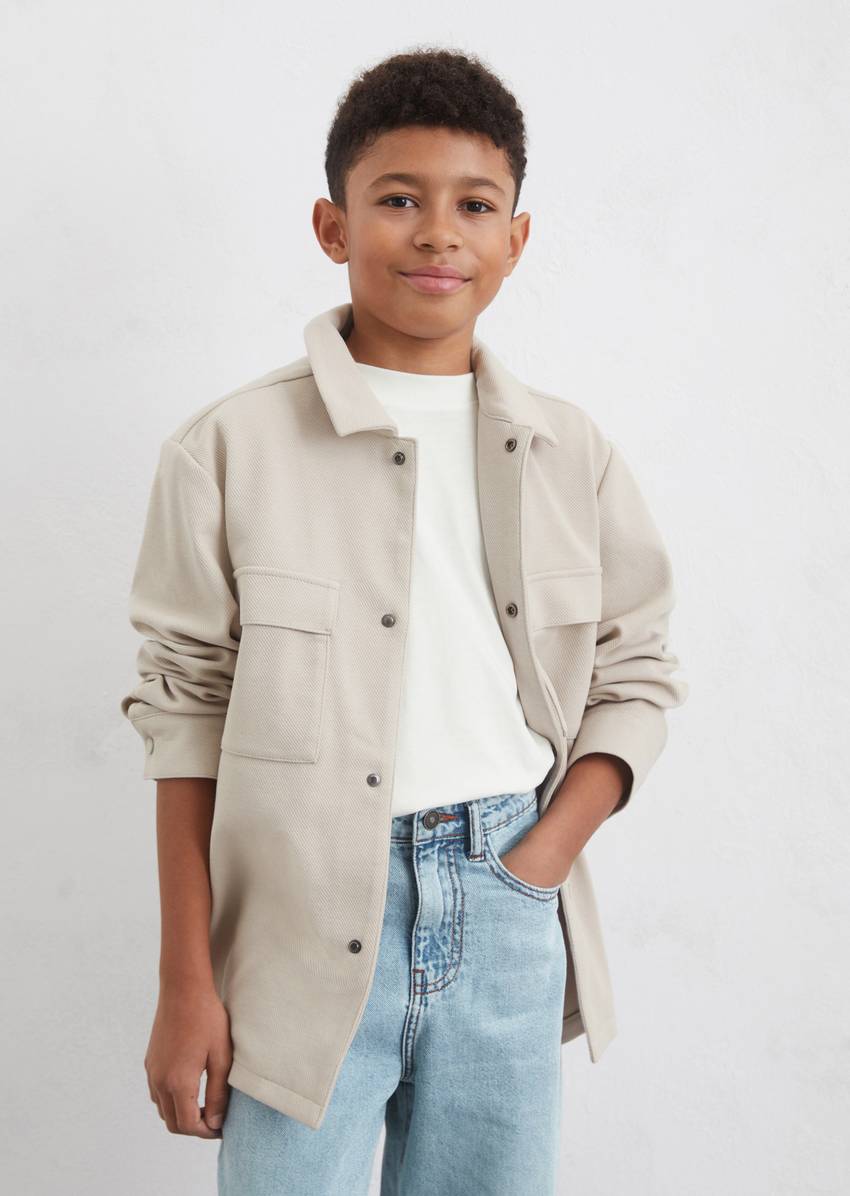 TEENS-BOYS made from textured sweat