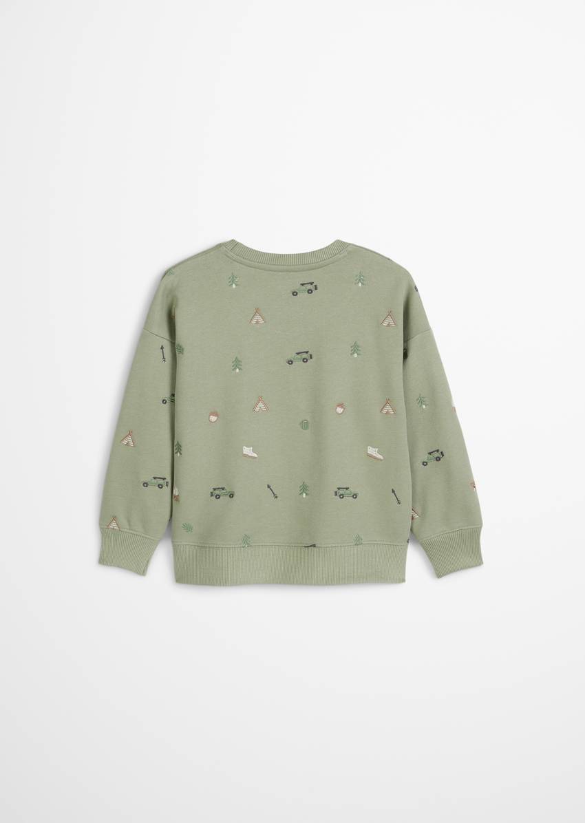 KIDS-BOYS sweatshirt made from lightweight organic cotton sweat