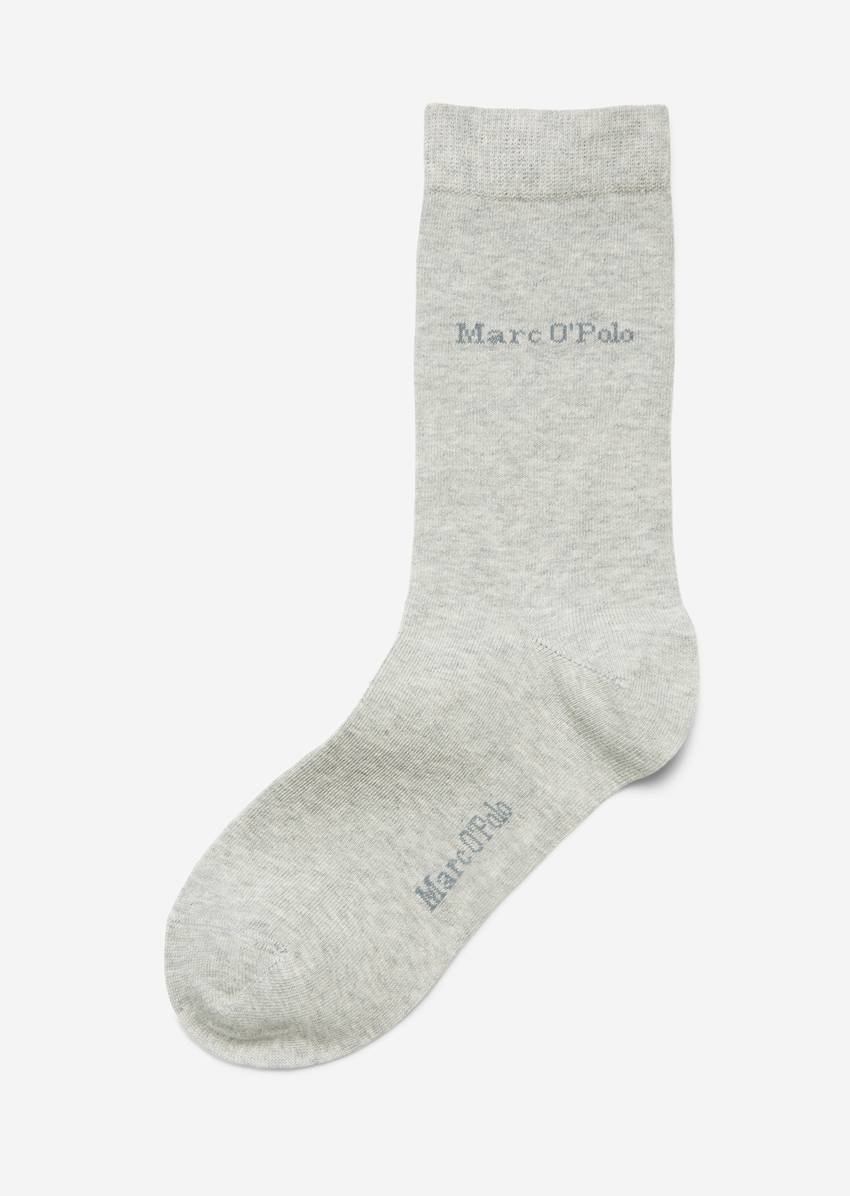 Logo socks in a pack of two