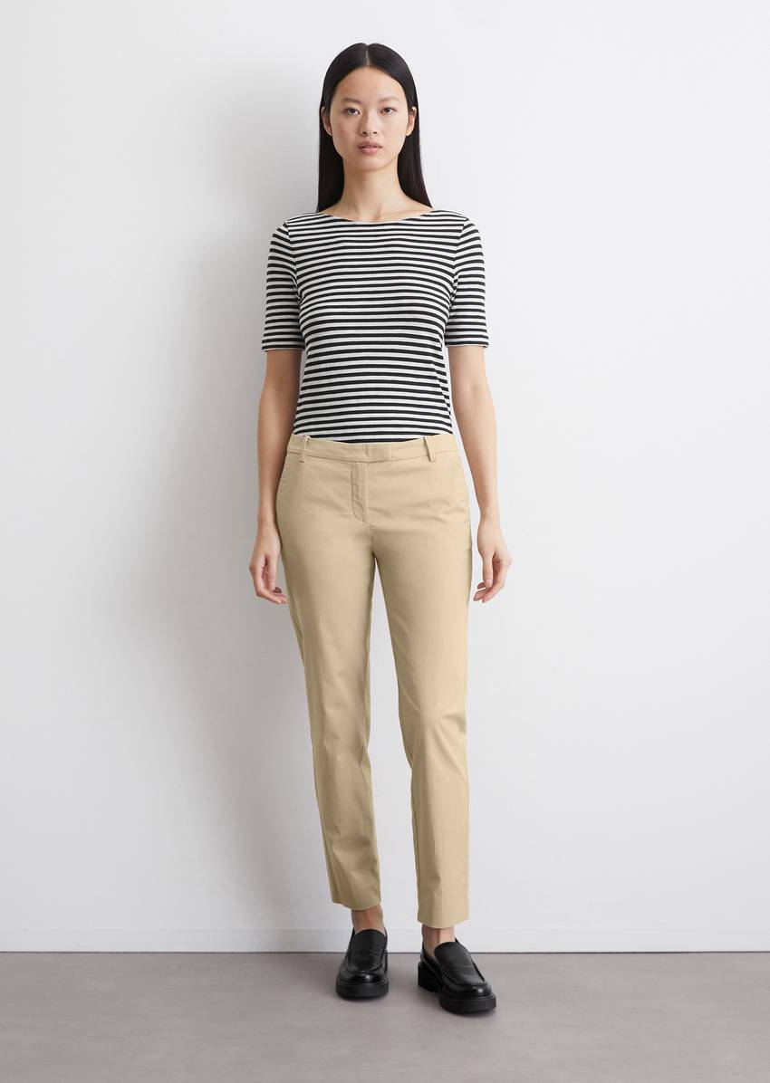 Striped T-shirt in a slim fit Made of organic cotton jersey