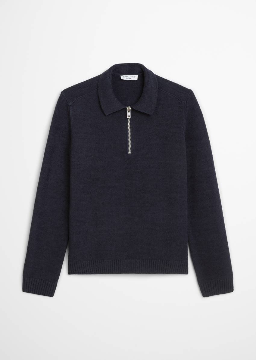 Bouclé knit sweater relaxed made from organic cotton