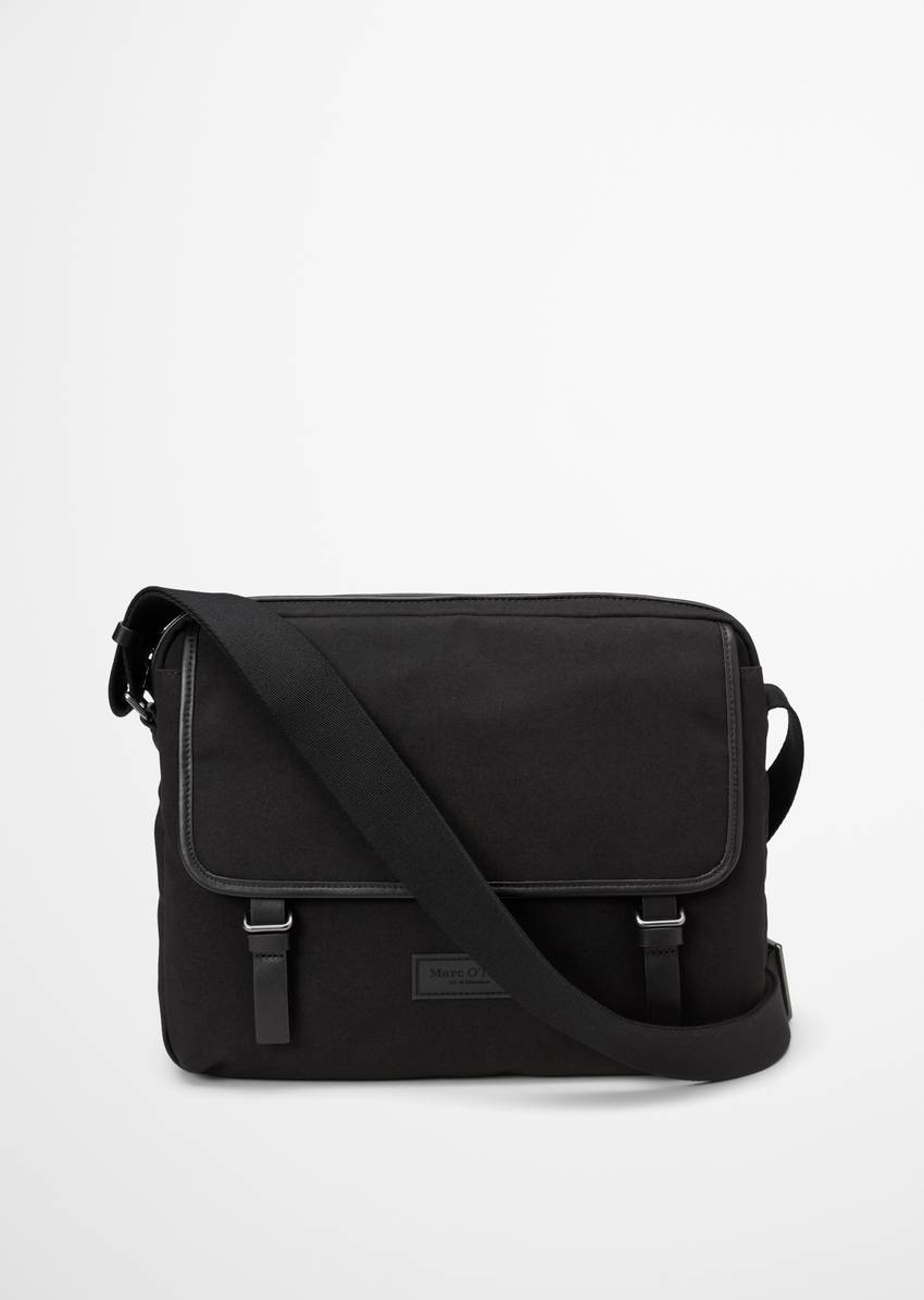 Crossbody bag large made from recycled polyester