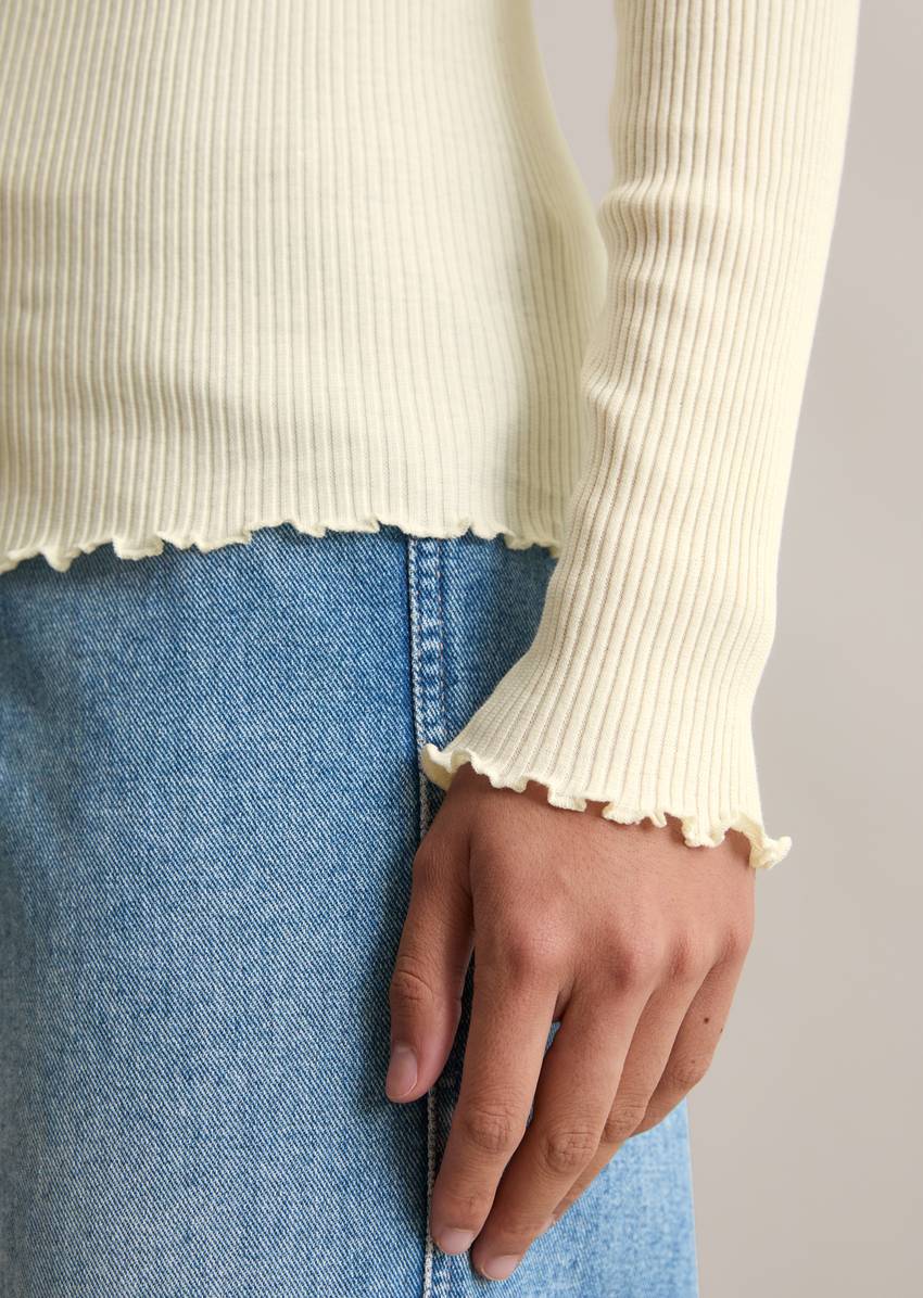 DfC longsleeve slim made from organic cotton stretch