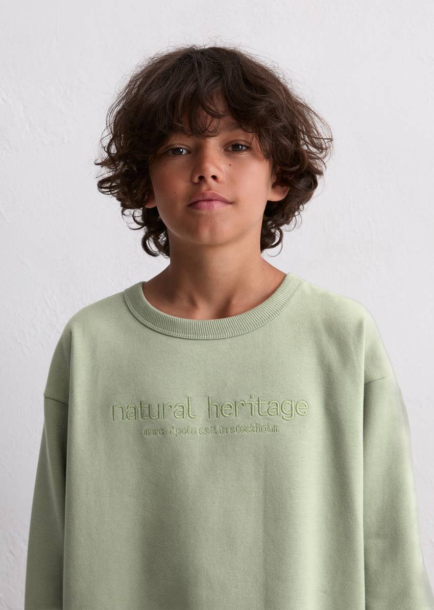 TEENS-BOYS sweatshirt made from pure organic cotton