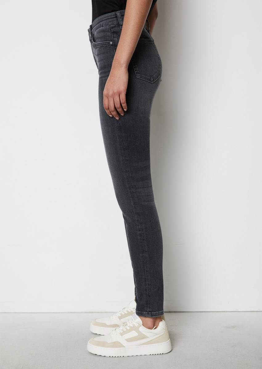 Jeans model Kaj skinny cropped made of blended organic cotton