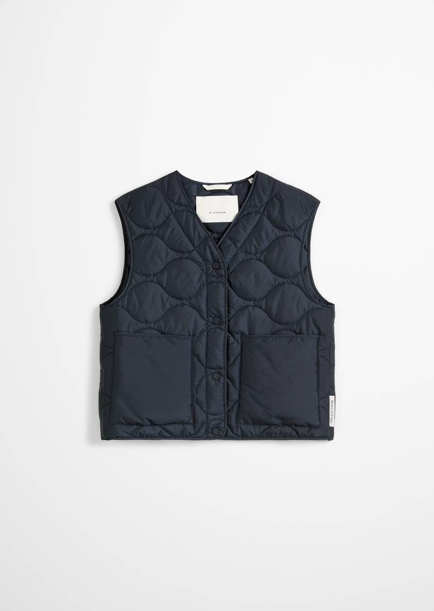 MOP x Function quilted vest made from recycled polyester