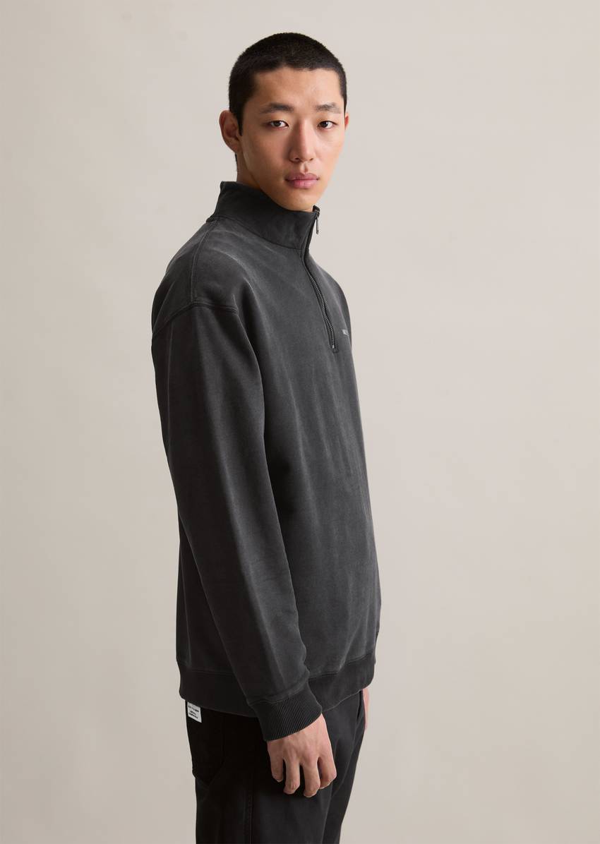 Troyer relaxed made from soft touch organic cotton sweat