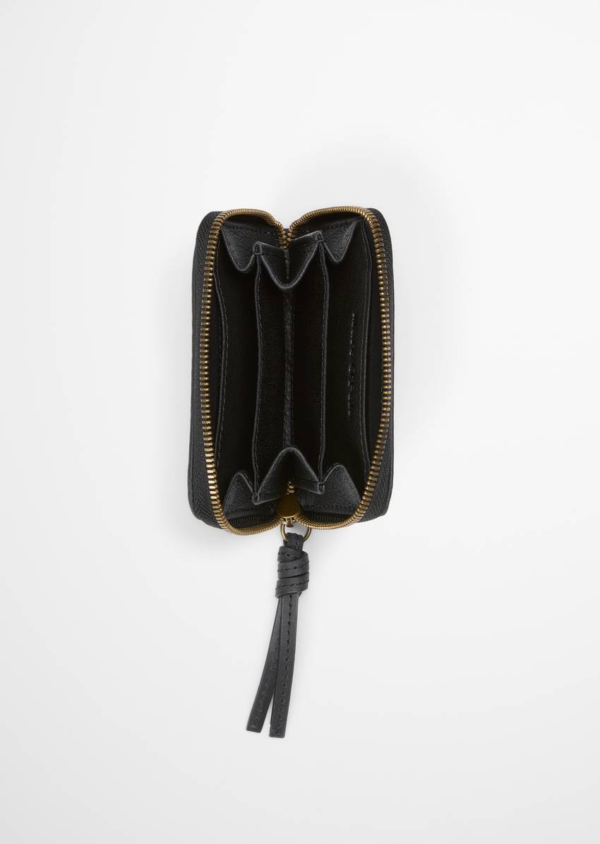 Wallet small made from fine cowhide