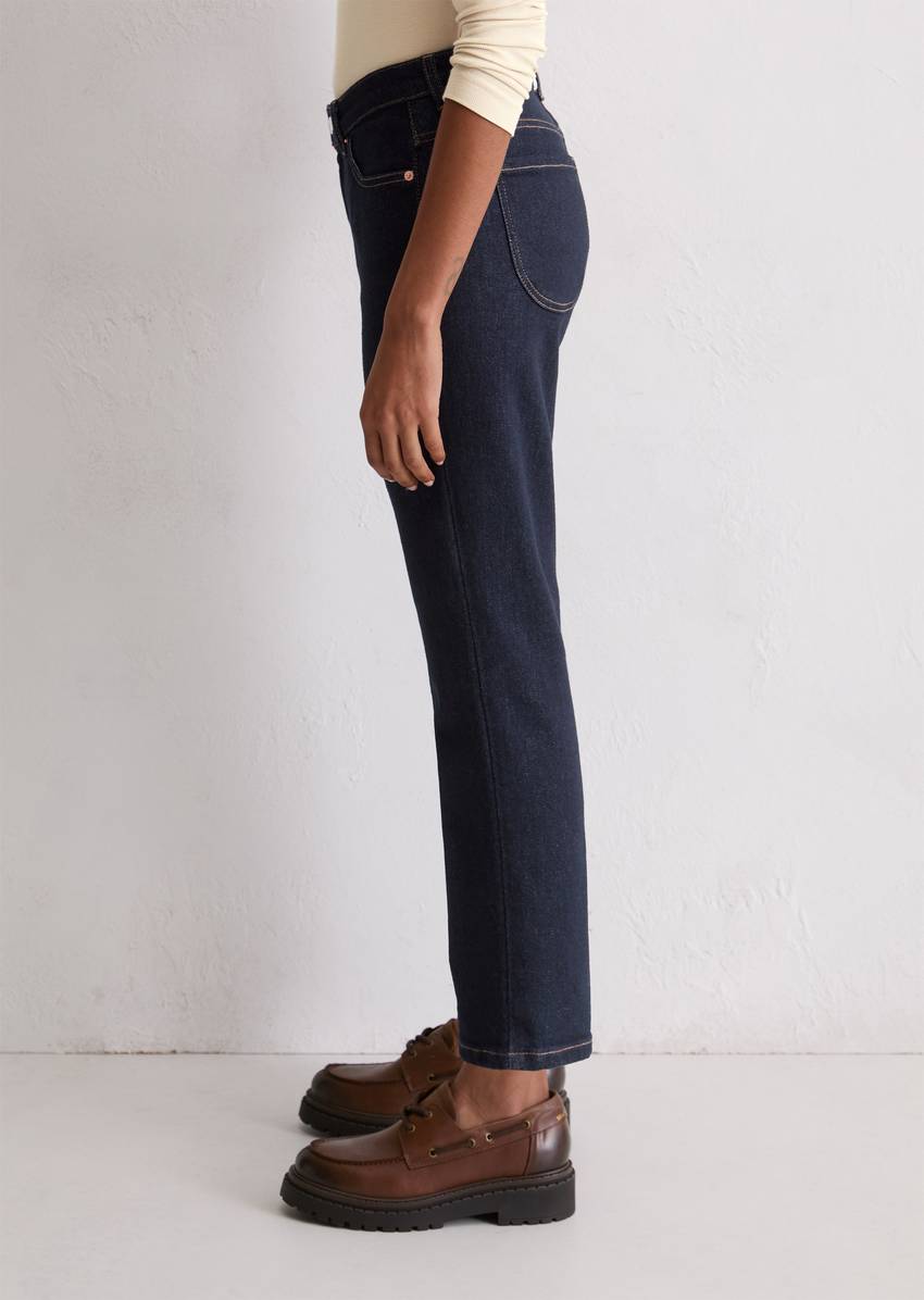 Jeans model Linde straight cropped made from cotton-lyocell stretch