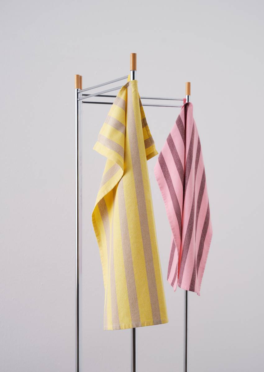 Striped tea towel In pack of 2