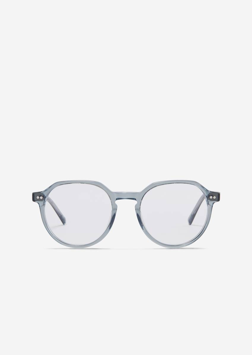 Unisex glasses made from lightweight organic acetate