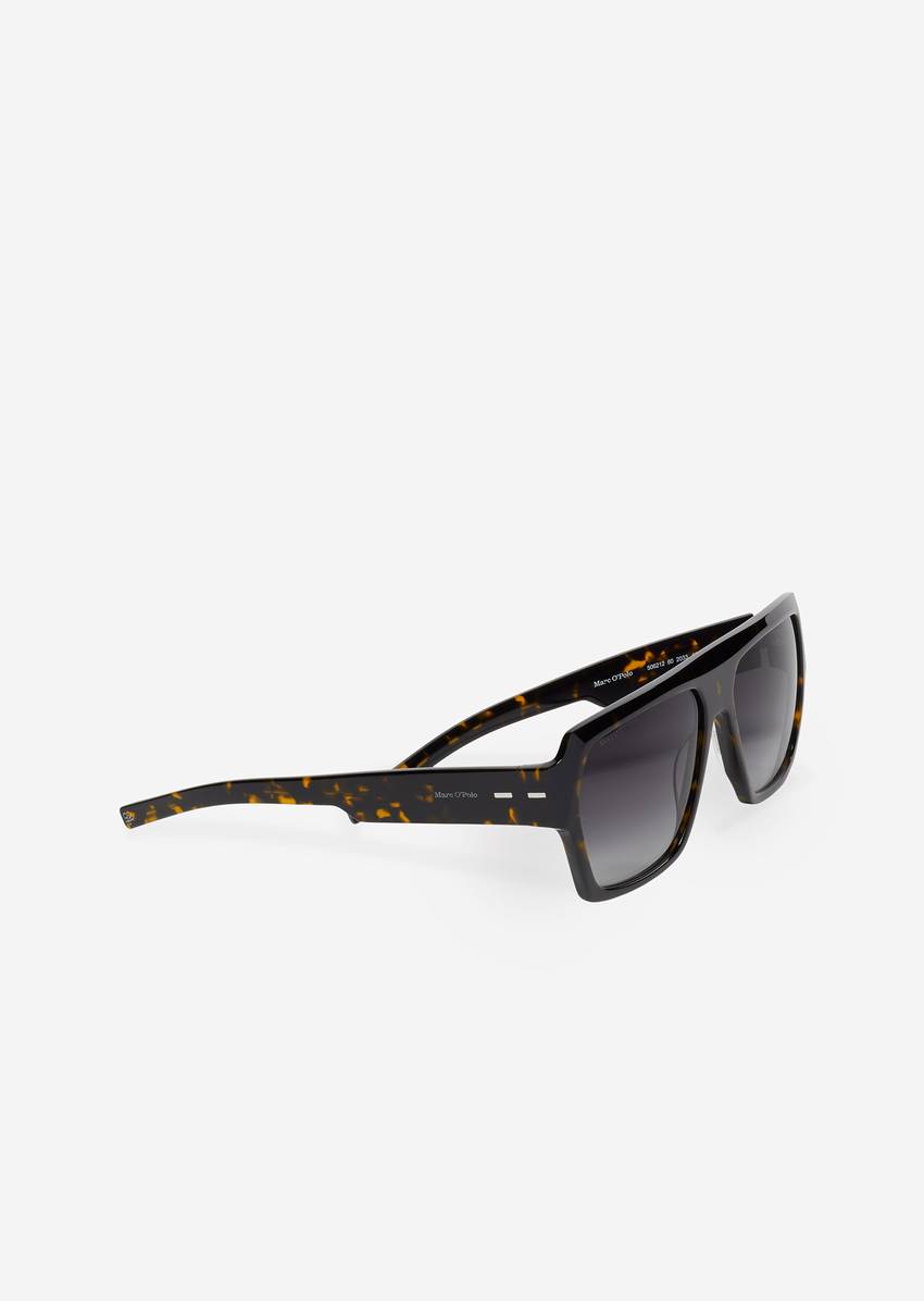 Unisex sunglasses in a modern rectangular shape