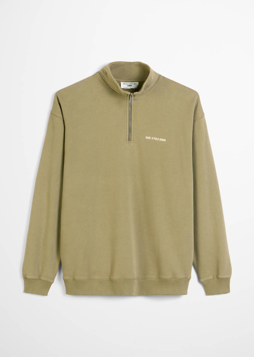 Troyer relaxed made from soft touch organic cotton sweat