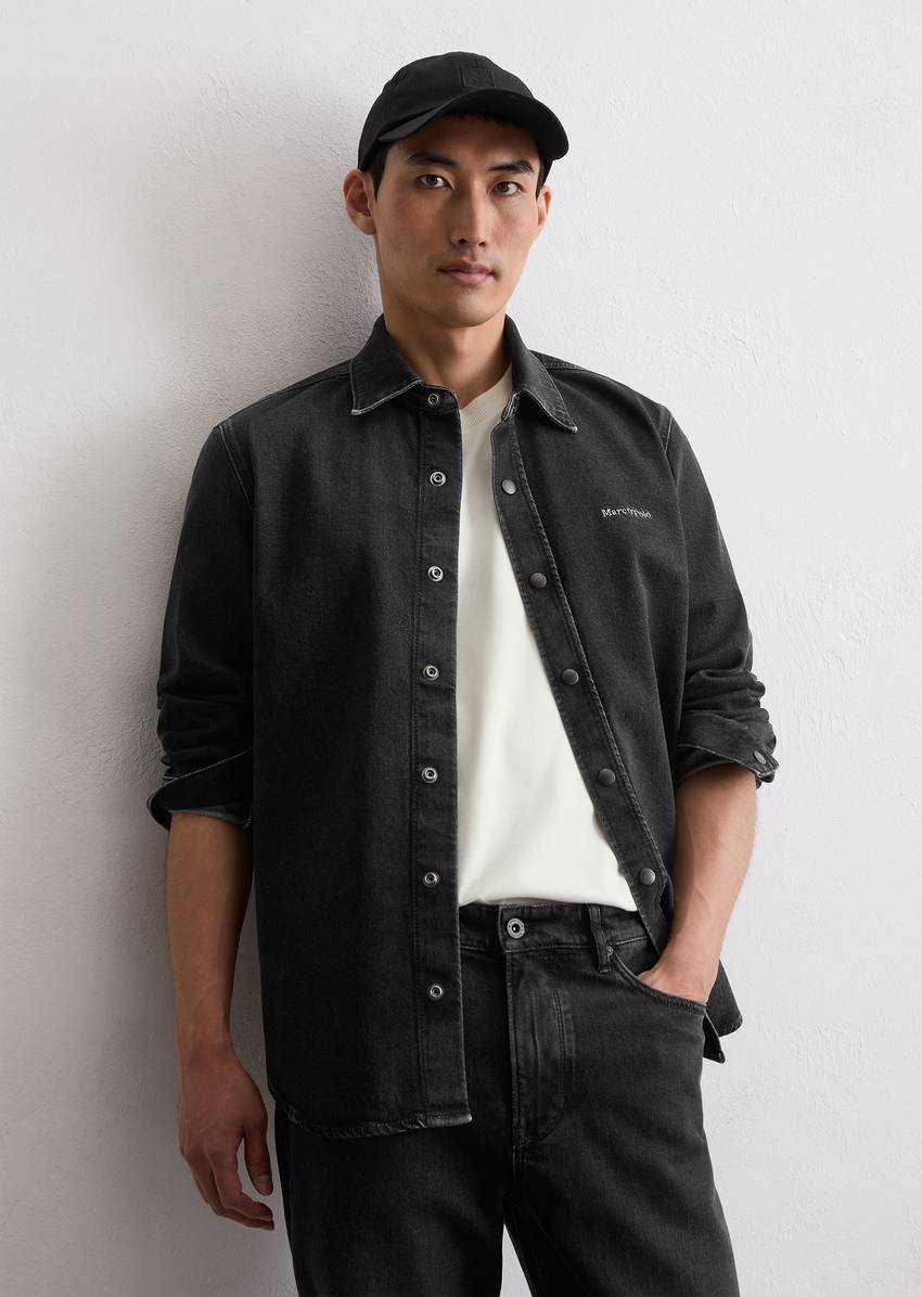 Regular denim shirt made with CIRCULOSE®