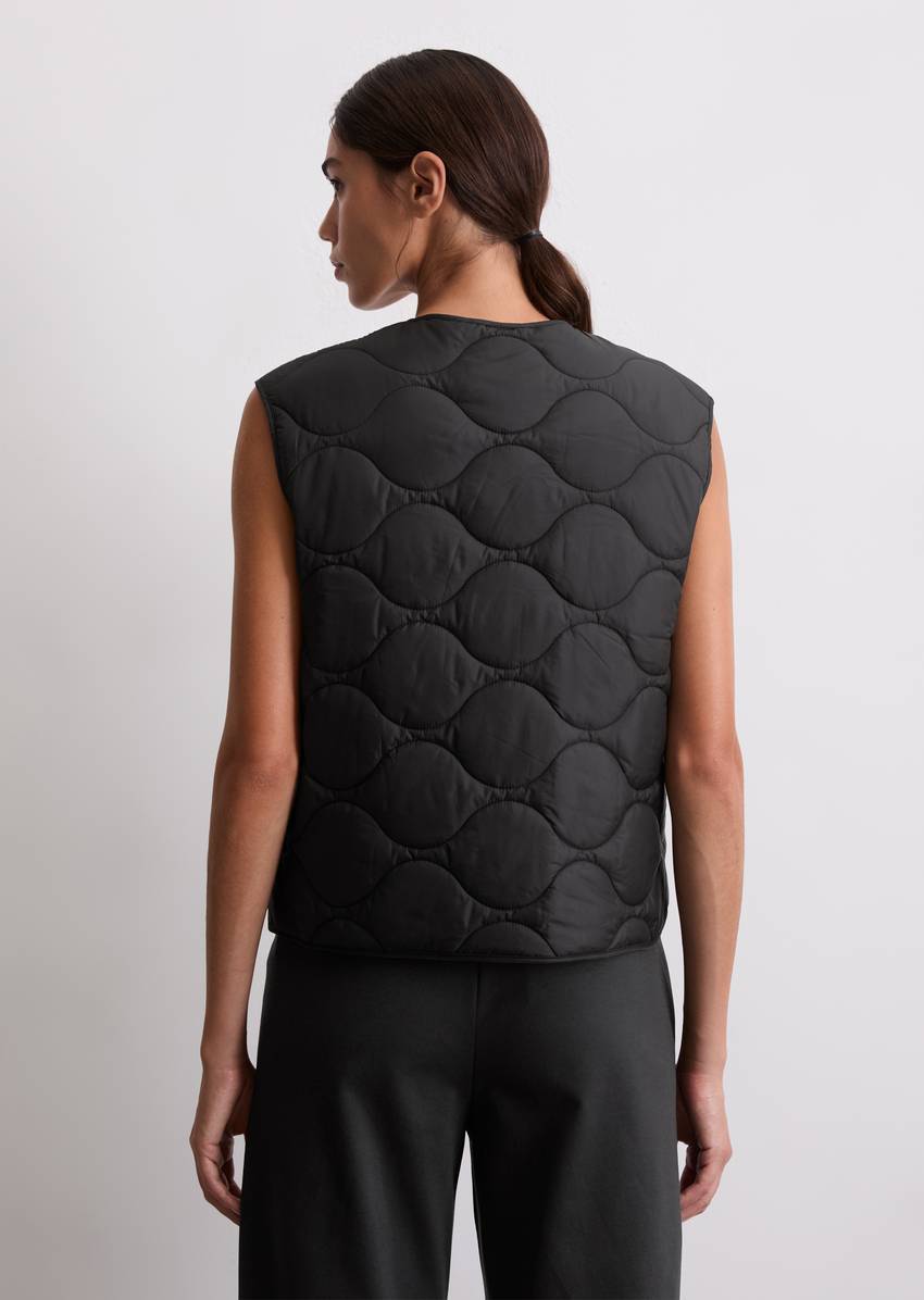 MOP x Function quilted vest made from recycled polyester