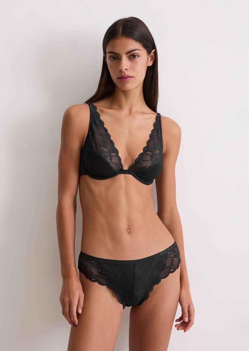 String with delicate lace