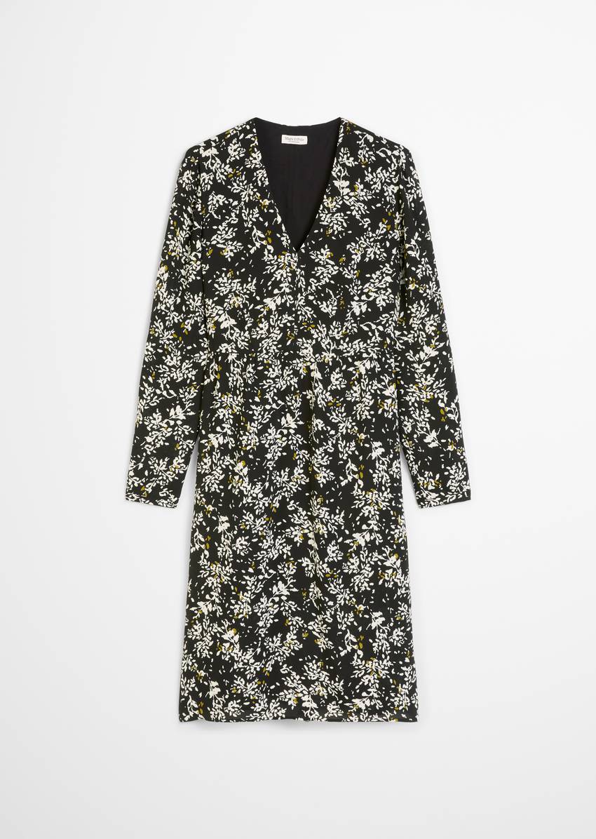 Dress shaped made from cupro-viscose-miy