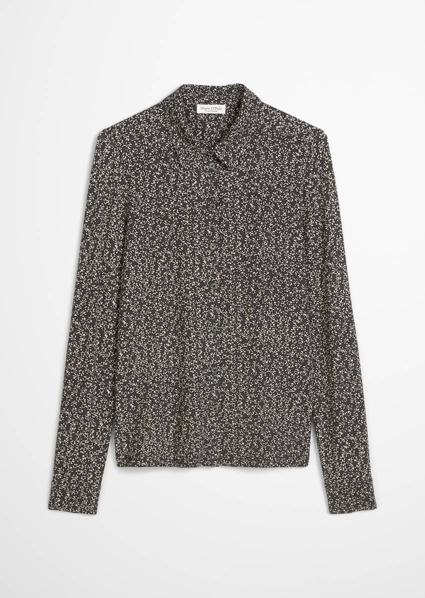 Regular jersey print blouse from LENZING™ ECOVERO™