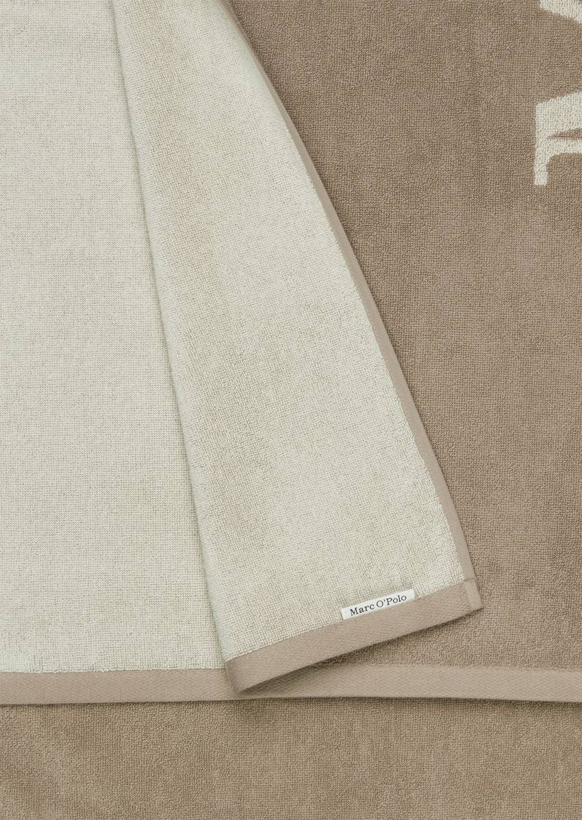 Statement bath towel made from pure organic cotton