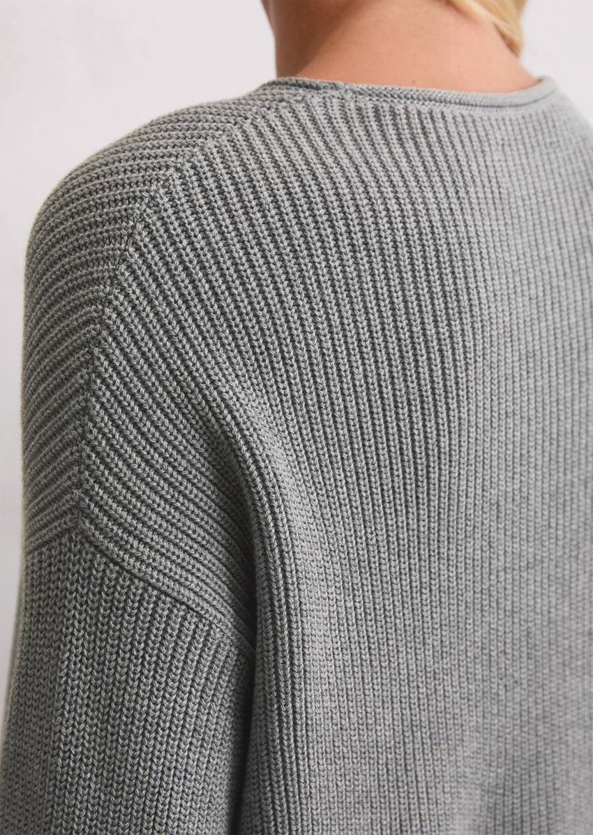 DfC knitted sweater oversize made from heavyweight organic cotton