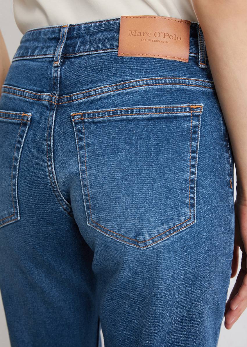 Jeans model Kiruna flared made from organic cotton blend stretch