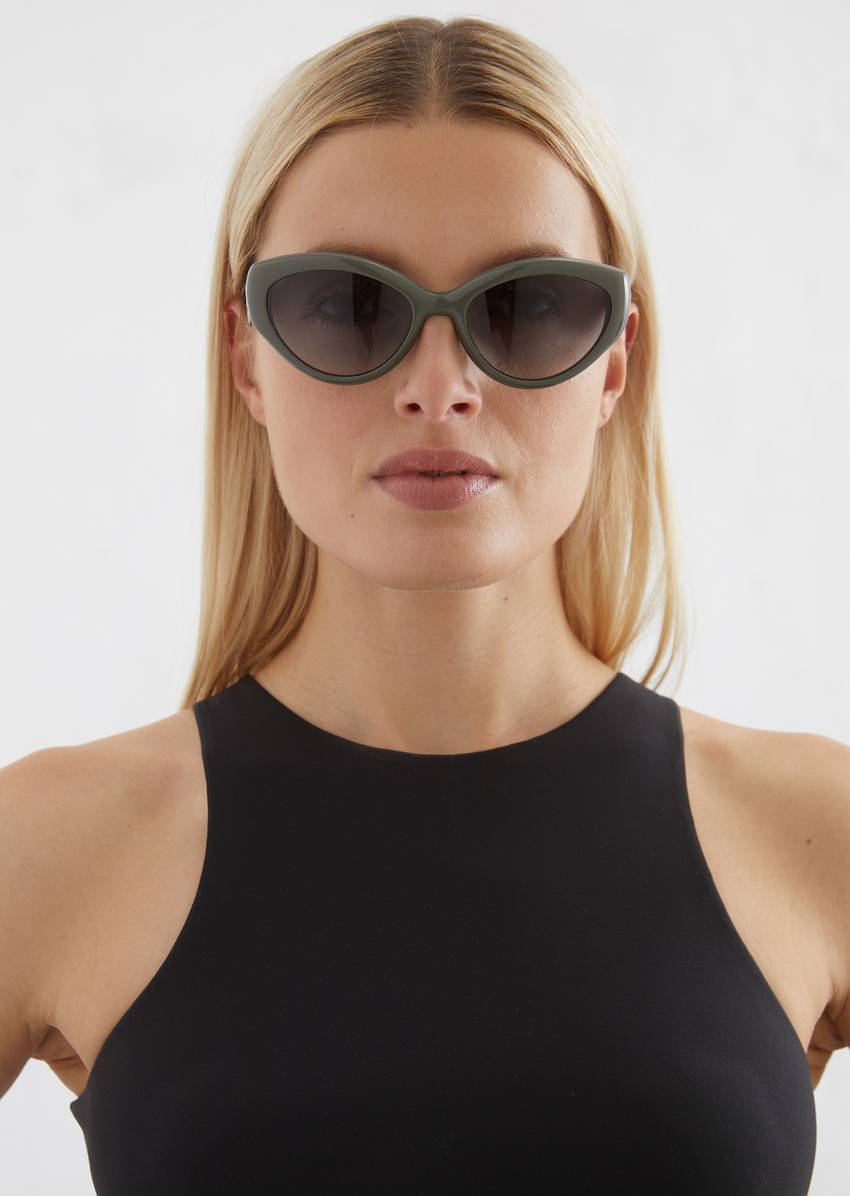 Marc O'Polo x SASKIA DIEZ unisex sunglasses with wide bio-acetate frame
