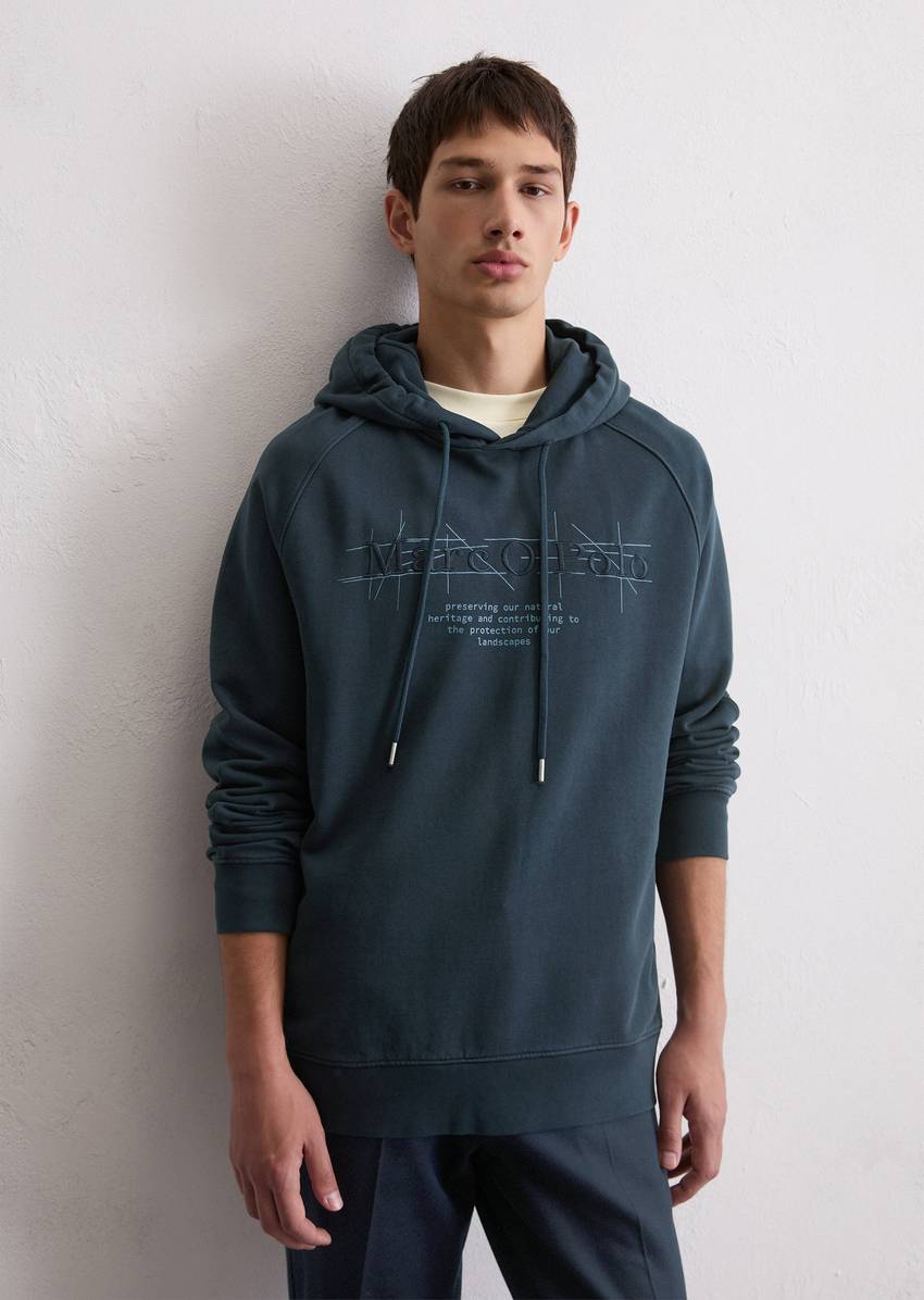 Hoodie regular made from recycled cotton
