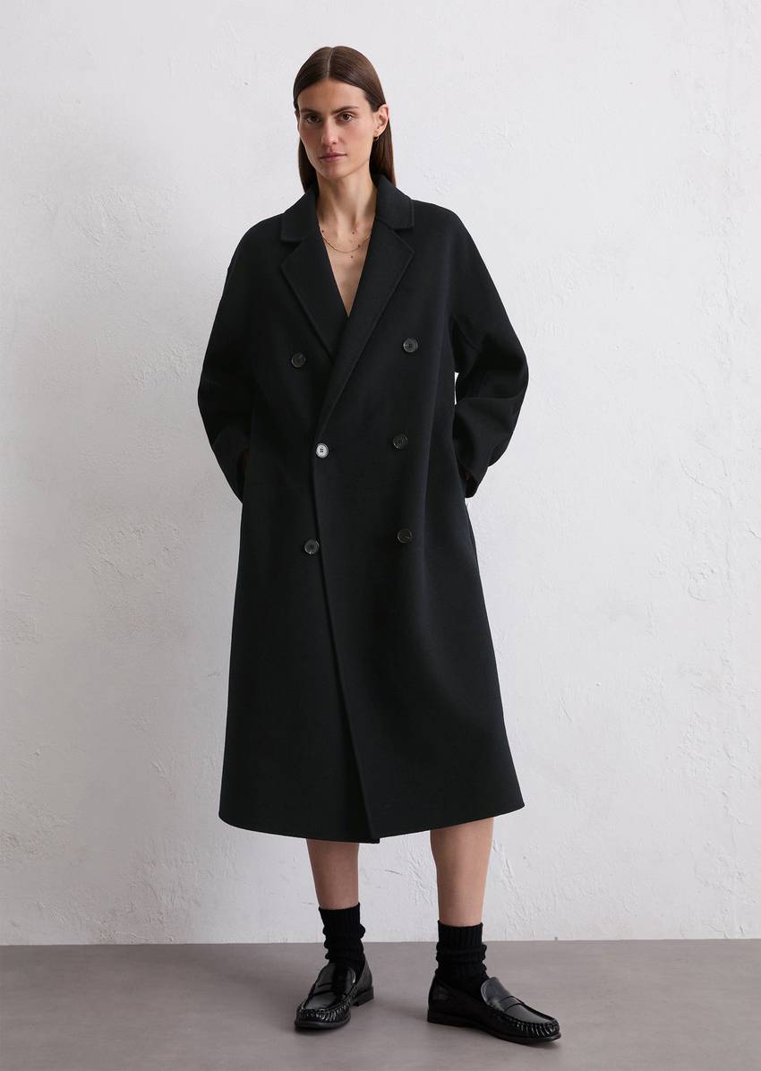 Wool coat Travel Collection made from doubleface quality