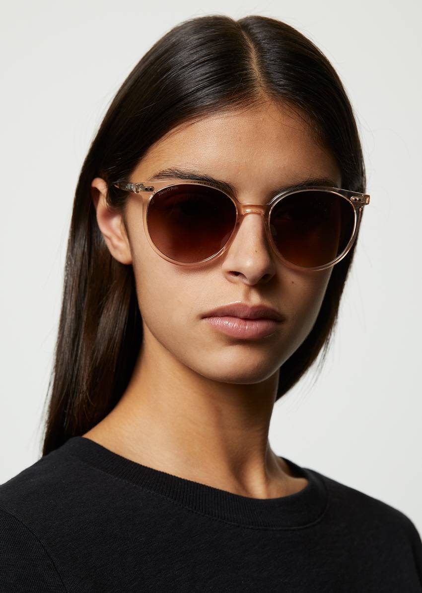 Unisex sunglasses with acetate frame