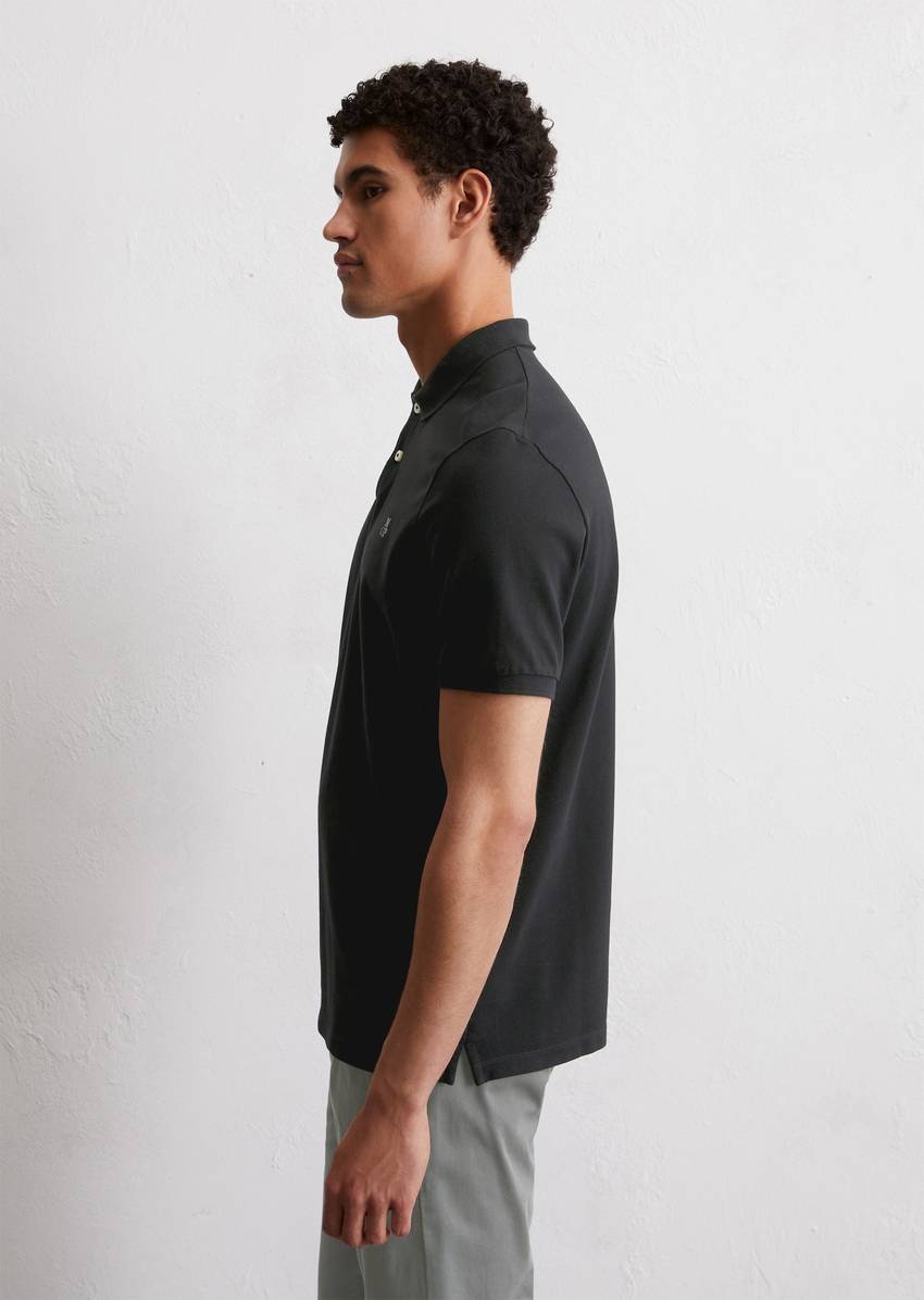 Piqué regular polo shirt Made of pure organic cotton