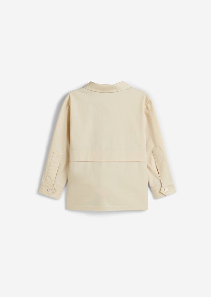 KIDS-BOYS Overshirt made from organic cotton poplin