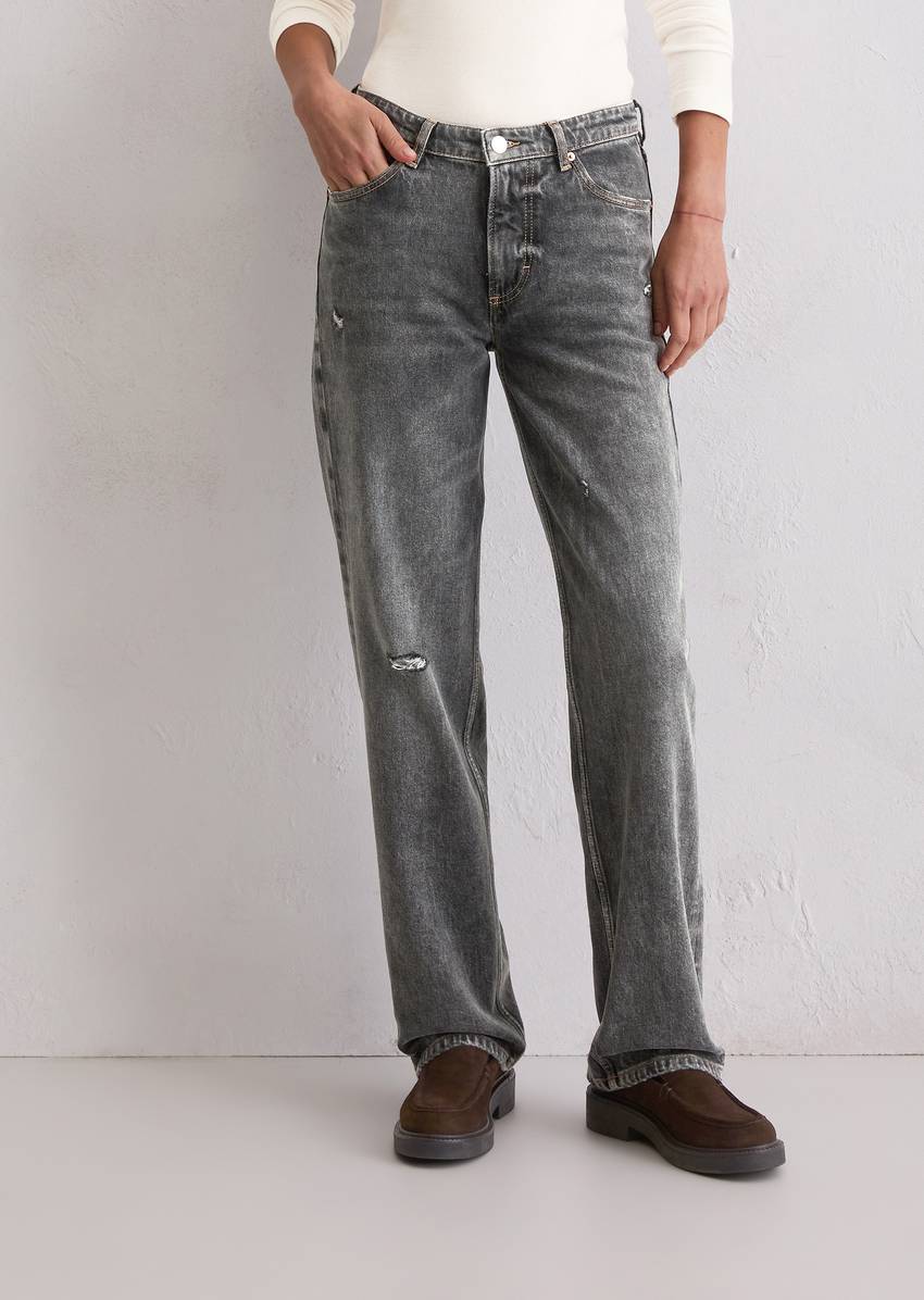 Jeans model Leby straight made from organic cotton blend stretch