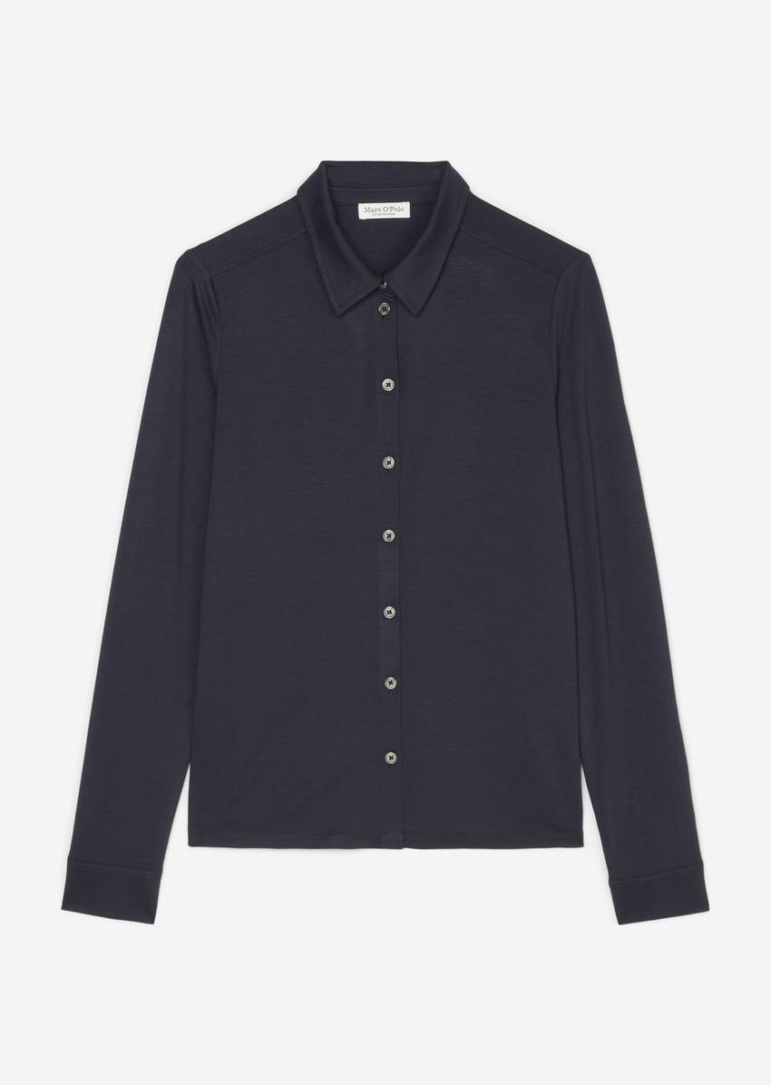 Regular jersey blouse from LENZING™ ECOVERO™